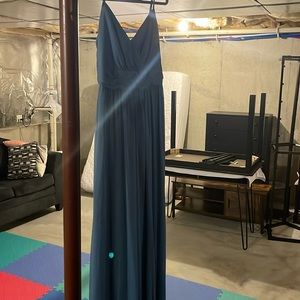 Blue dress from David’s bridal worn once size 2